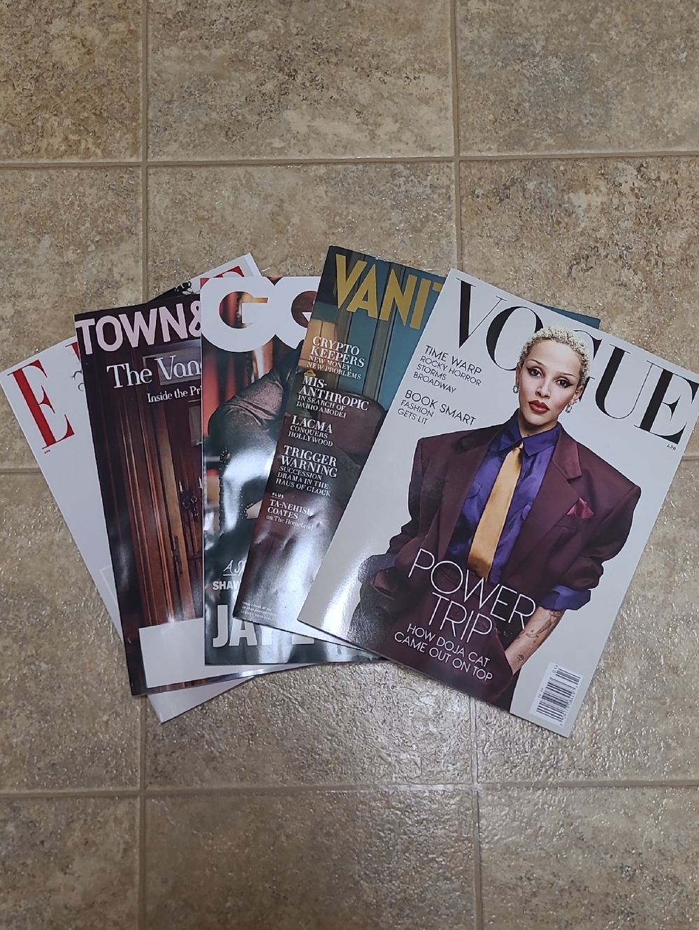 Vogue, Vanity Fair, GQ, Town & Country, Elle Magazines April 2026